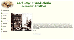 Desktop Screenshot of karl-may-grundschule.de